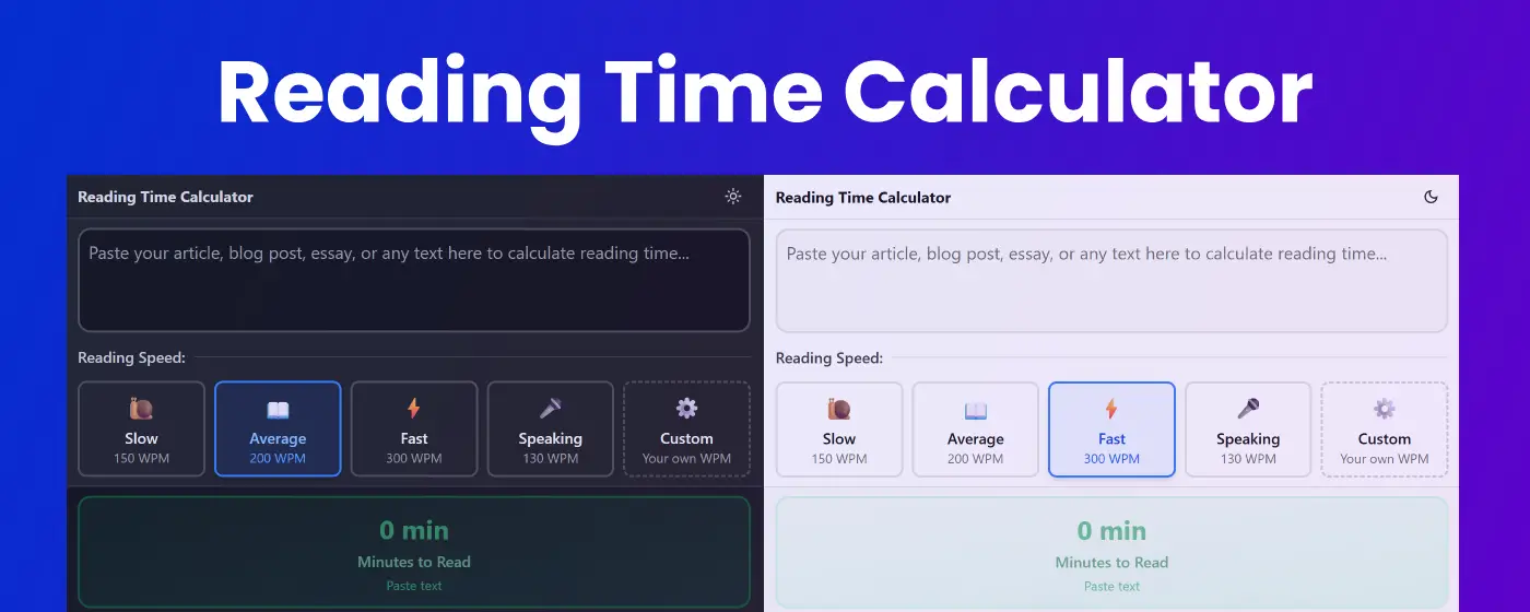 Reading Time Calculator Chrome Extension